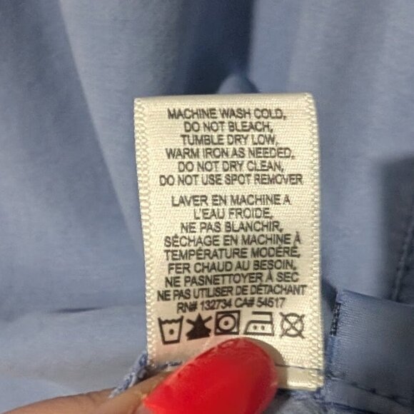 NEW Bella Dahl | Sleeveless A-Line Dress In Periwinkle Blue - Picture 9 of 9